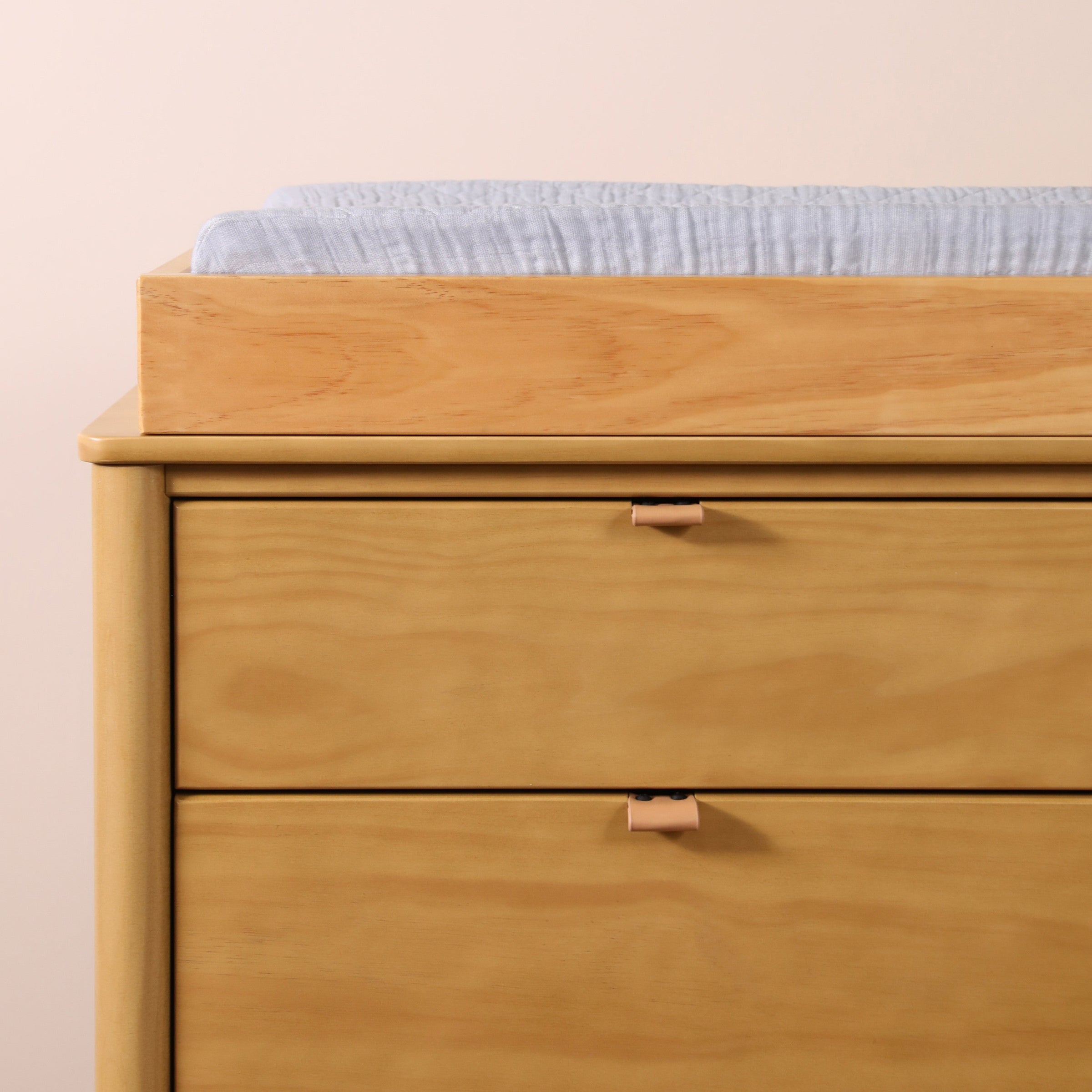 T29637DP,Dewdrop Quilted Muslin Changing Pad Cover in GOTS Certified Organic Cotton