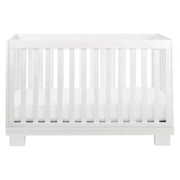 M6701W,Modo 3-in-1 Convertible Crib w/Toddler Bed Conversion Kit in White Finish
