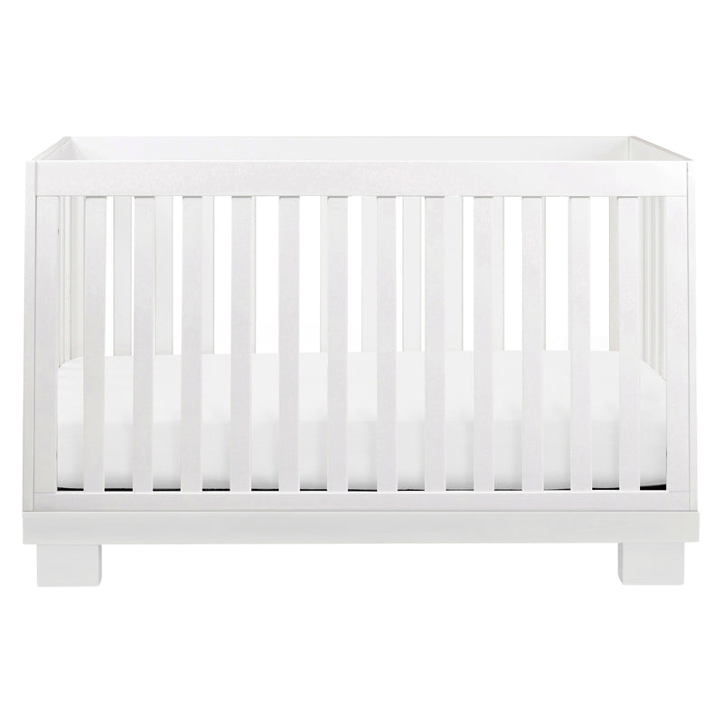 M6701W,Modo 3-in-1 Convertible Crib w/Toddler Bed Conversion Kit in White Finish