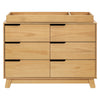 M4216HY,Hudson 6-Drawer Double Dresser  Assembled in Honey