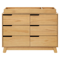 M4216HY,Hudson 6-Drawer Double Dresser  Assembled in Honey