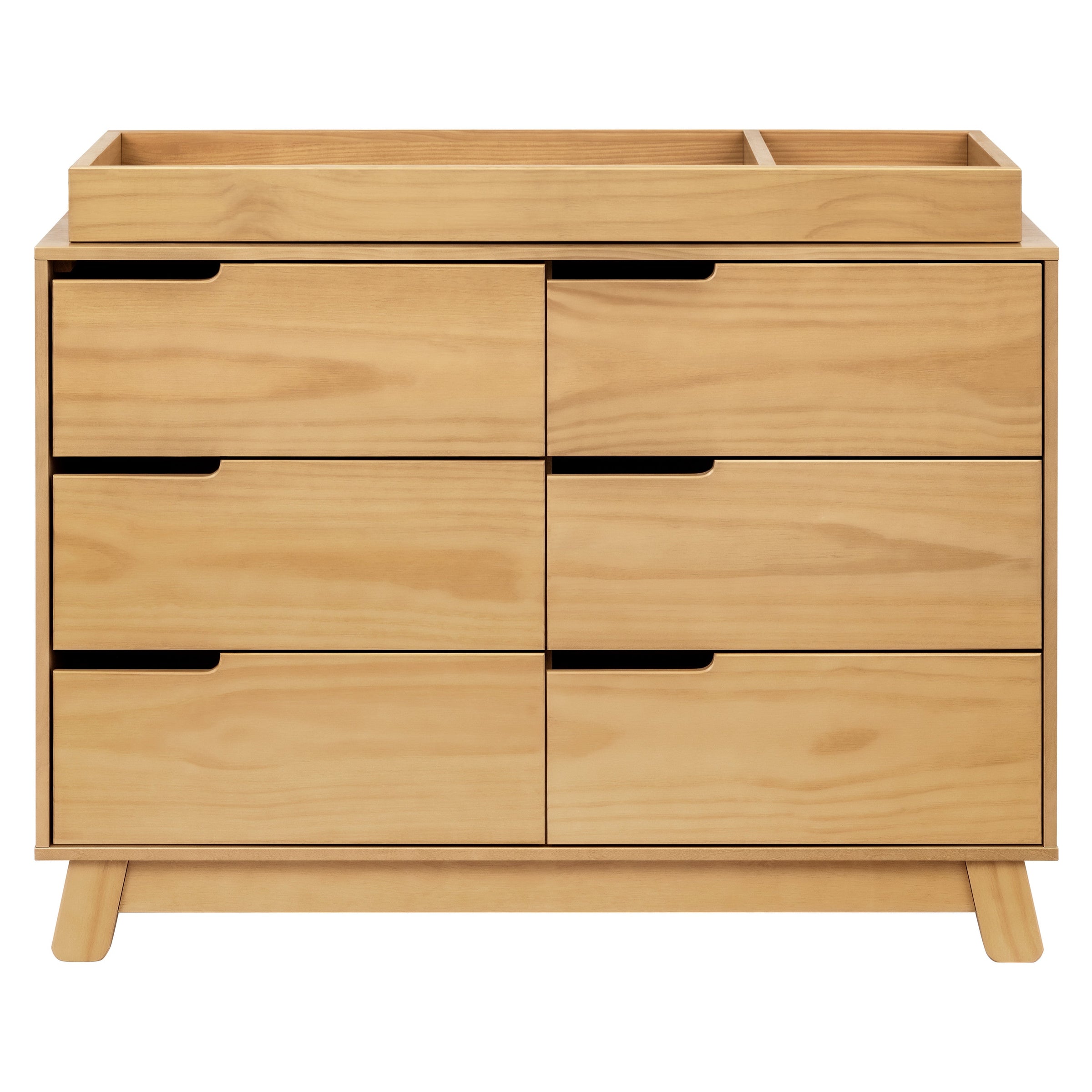 M4216HY,Hudson 6-Drawer Double Dresser  Assembled in Honey