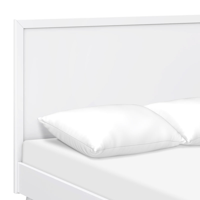 M15996W,Palma Full Bed in White