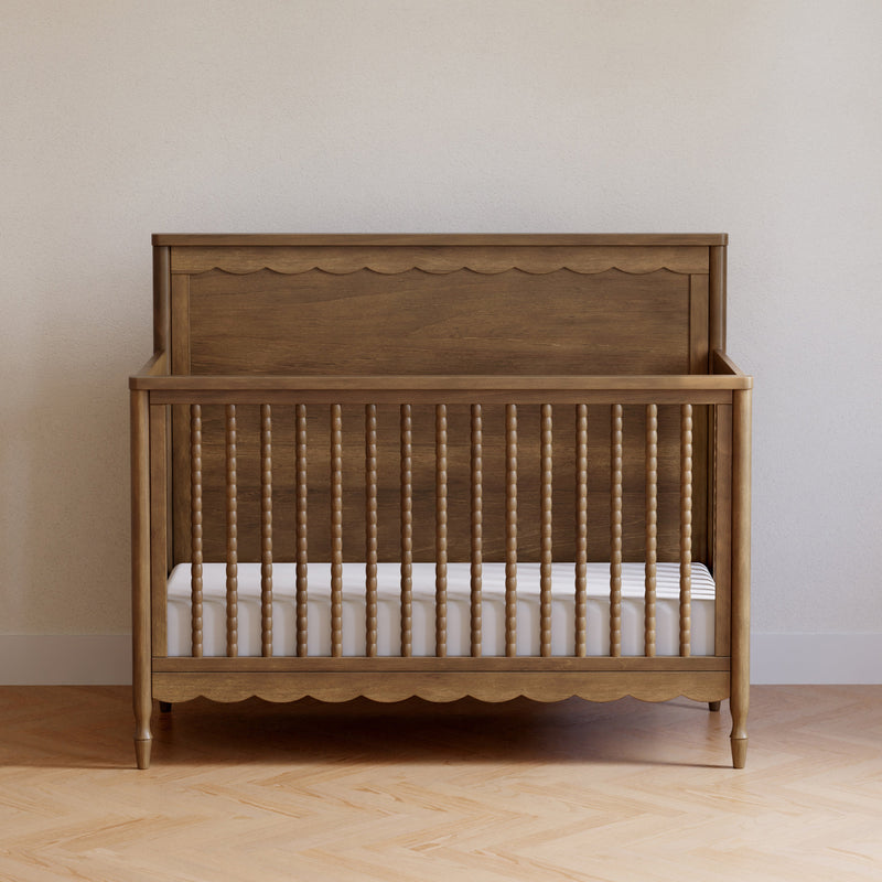 M32301NL,Ambrosia 4-in-1 Convertible Crib in Natural Walnut