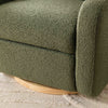 M23188OBLB,Nami Glider Recliner w/ Electronic Control and USB in Olive Boucle w/Light Wood Base