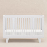 M4201W,Hudson 3-in-1 Convertible Crib w/Toddler Bed Conversion Kit in White Finish