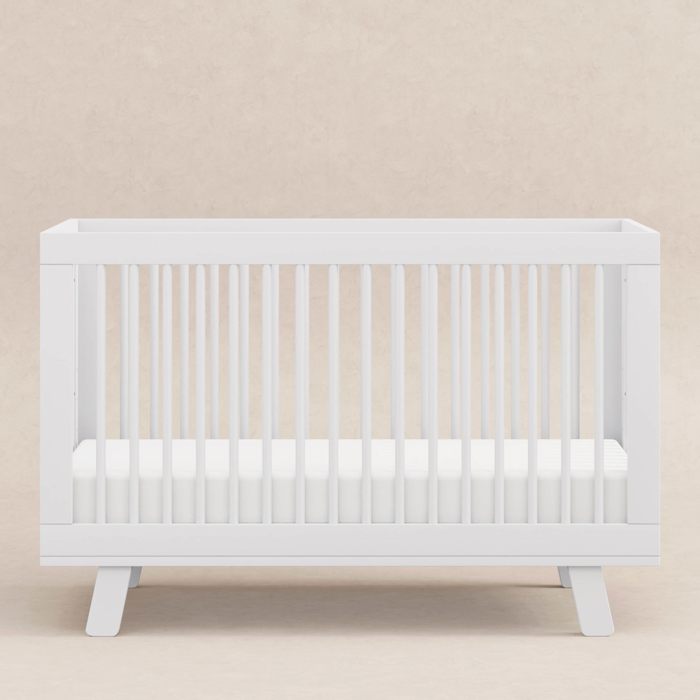 M4201W,Hudson 3-in-1 Convertible Crib w/Toddler Bed Conversion Kit in White Finish