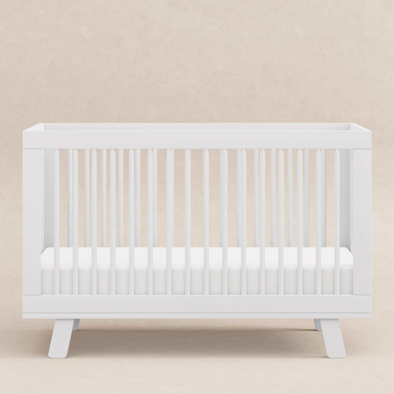 M4201W,Hudson 3-in-1 Convertible Crib w/Toddler Bed Conversion Kit in White Finish