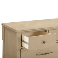 M31416WP,Alouette 7-Drawer Assembled Dresser in Washed Pine