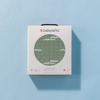 T27135,Ocean Waves Muslin Crib Sheet Ocean Waves Muslin Crib Sheet