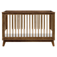 M5801NL,Scoot 3-in-1 Convertible Crib w/Toddler Bed Conversion Kit in Natural Walnut