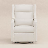 M11286PCMEW,Kiwi Plus Power Glider Recliner w/ Power Headrest in Performance Cream Eco-Weave