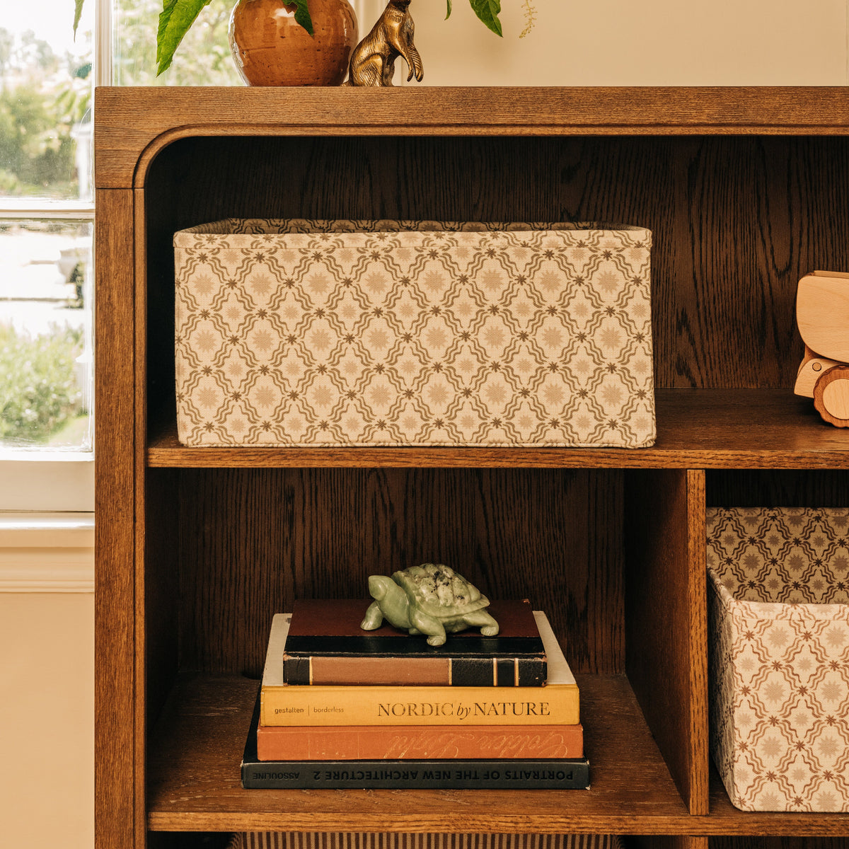 M33314TE,Nate Berkus x Babyletto Astre Assembled Bookcase in Toffee