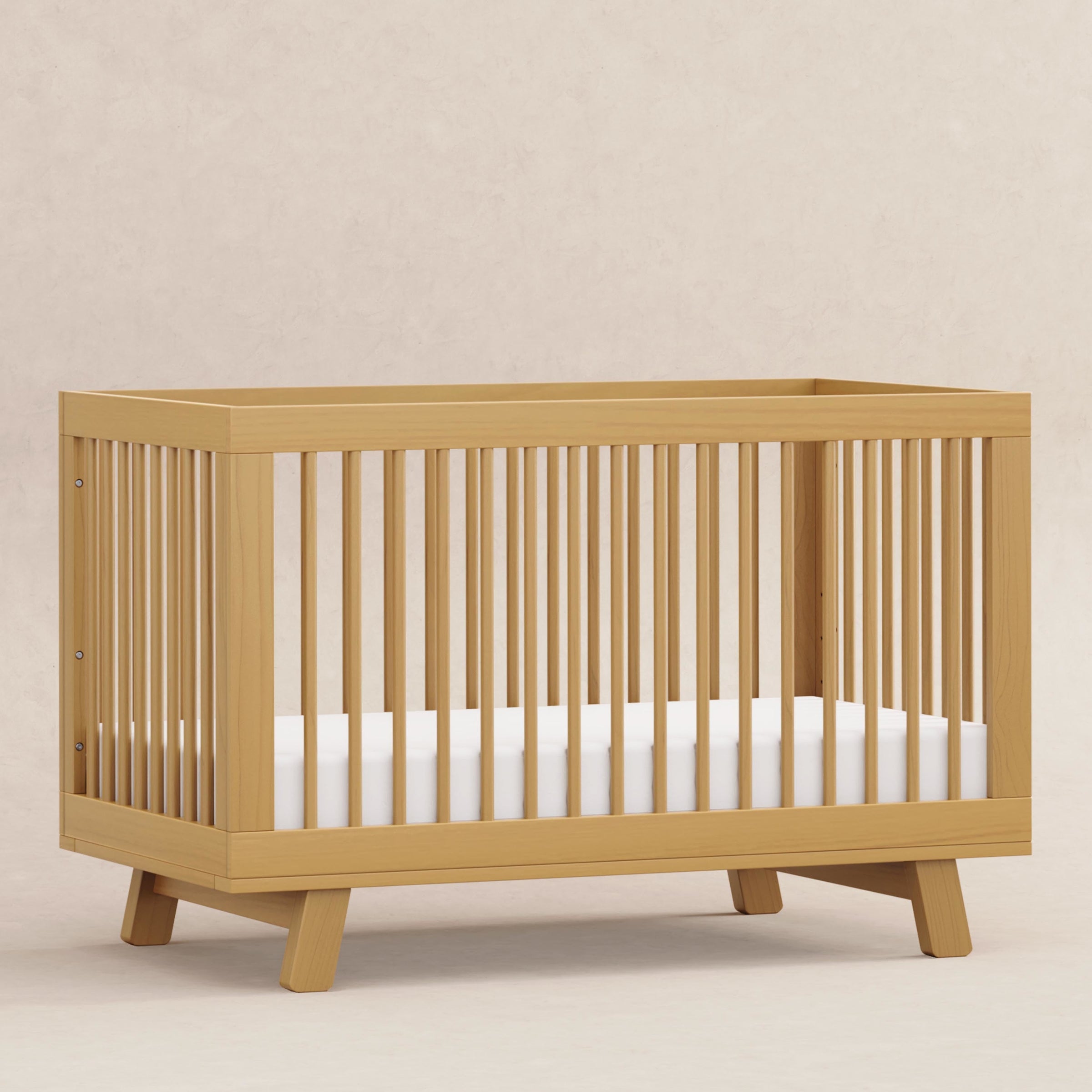 M4201HY,Hudson 3-in-1 Convertible Crib w/Toddler Bed Conversion Kit in Honey Finish