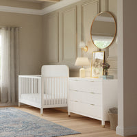 M26701RW,Brimsley Tambour 4-in-1 Convertible Crib in Warm White