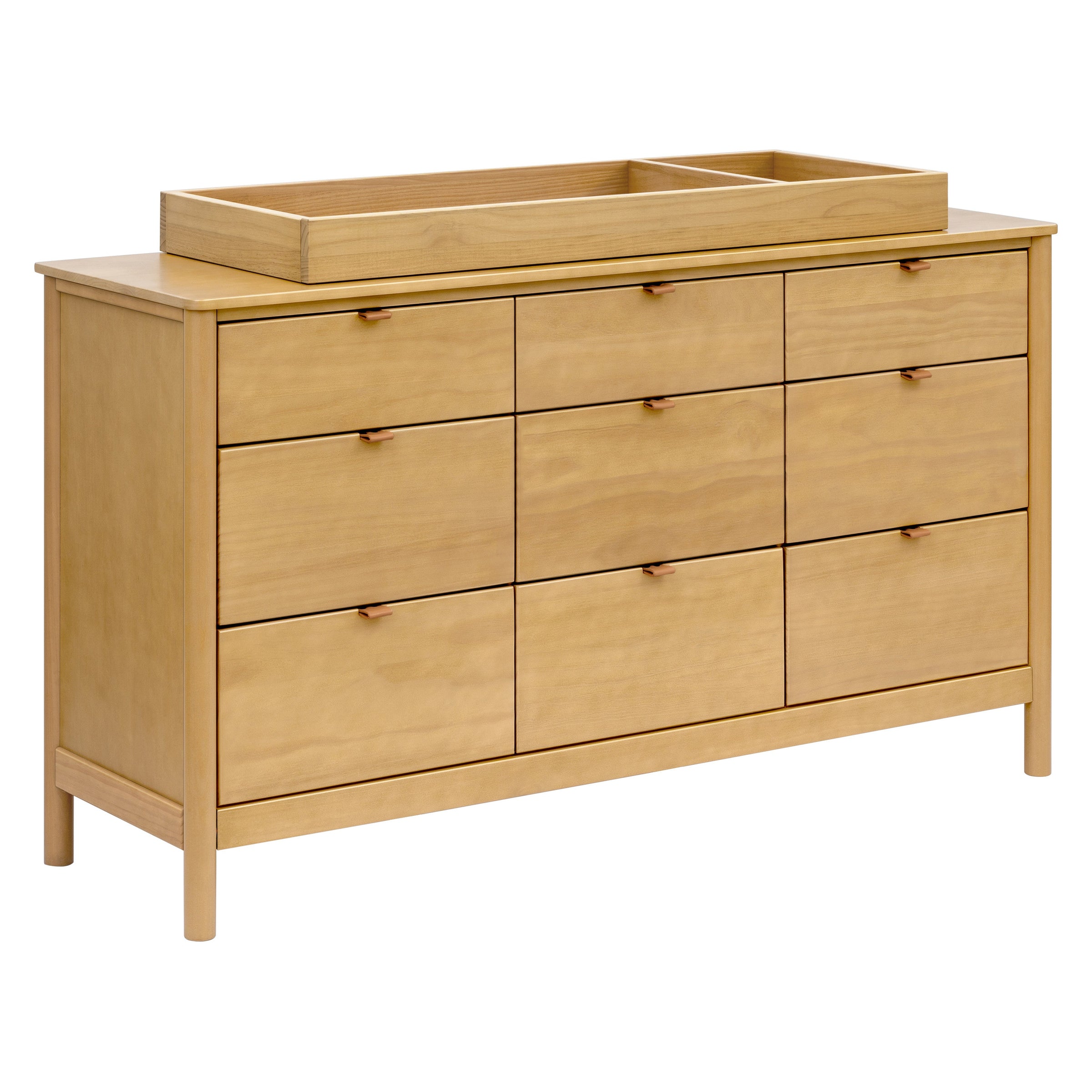 M25928HY,Bondi 9-Drawer Assembled Dresser in Honey