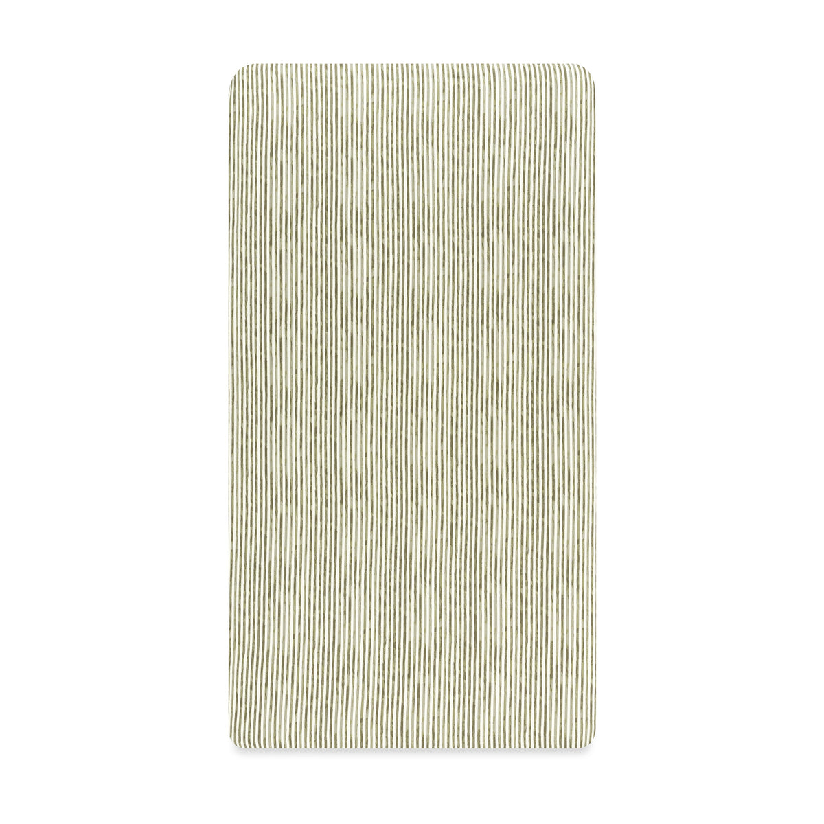 T34335JS,Nate Berkus x Babyletto Crib Sheet in Juniper Stripe