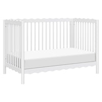 M27901W,Swell 4-in-1 Convertible Crib w/Toddler Conversion Kit in White