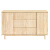M29816BD,Pogo Tambour Assembled Dresser in Blonde