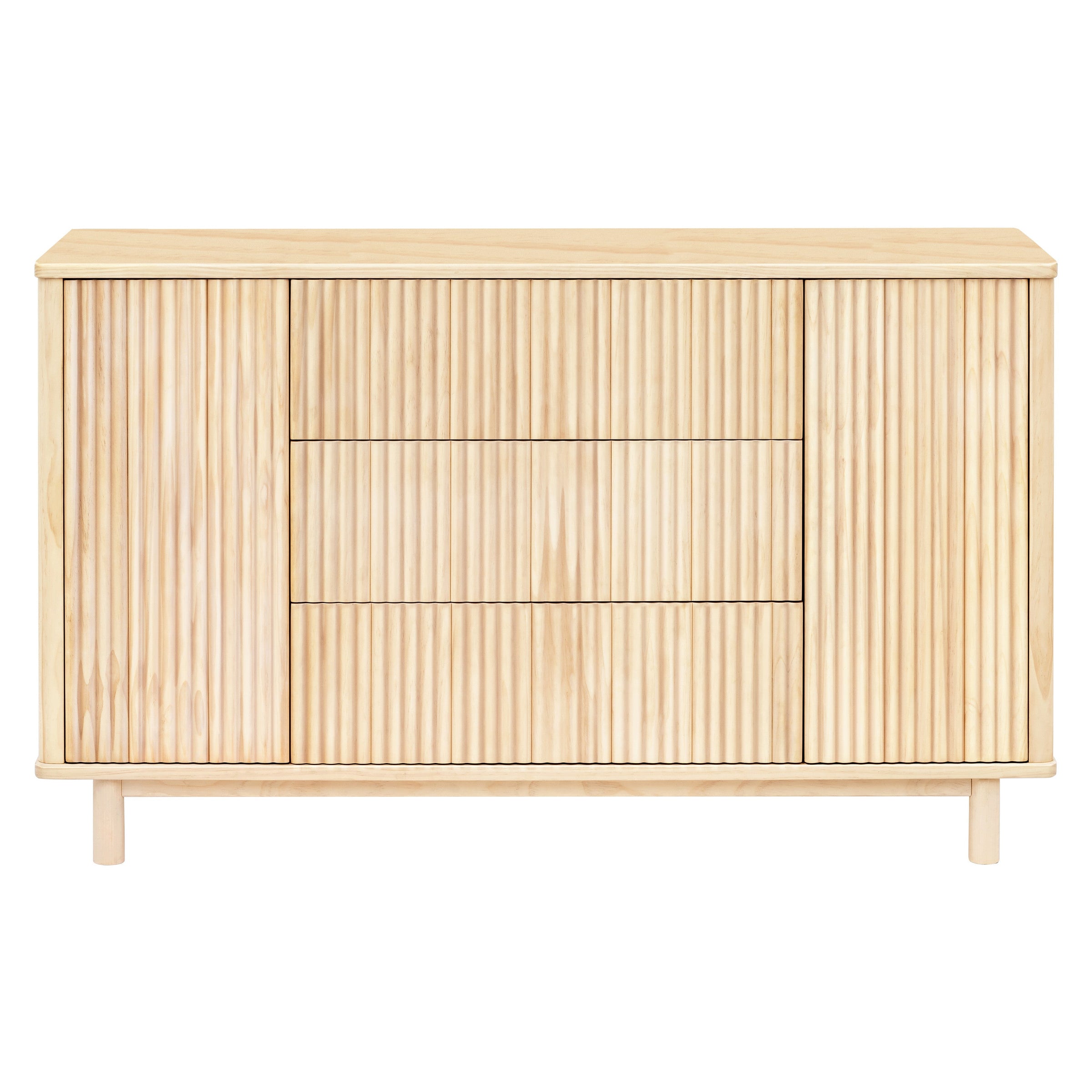 M29816BD,Pogo Tambour Assembled Dresser in Blonde