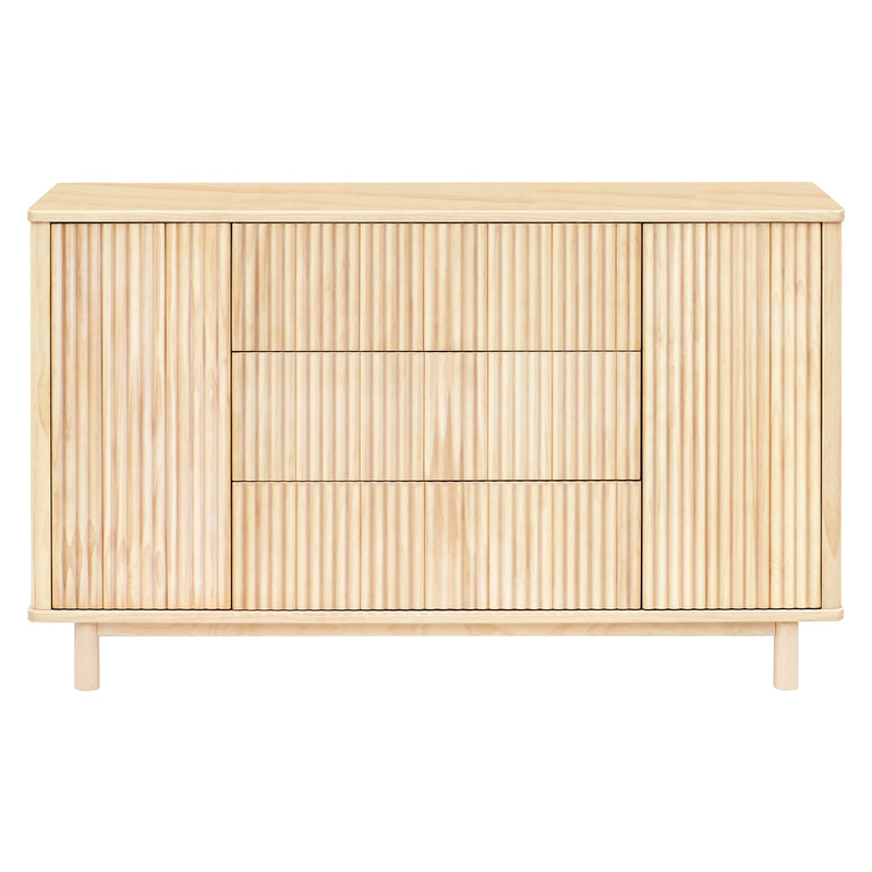 M29816BD,Pogo Tambour Assembled Dresser in Blonde