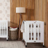 M6698W,Origami Mini Crib in White Finish