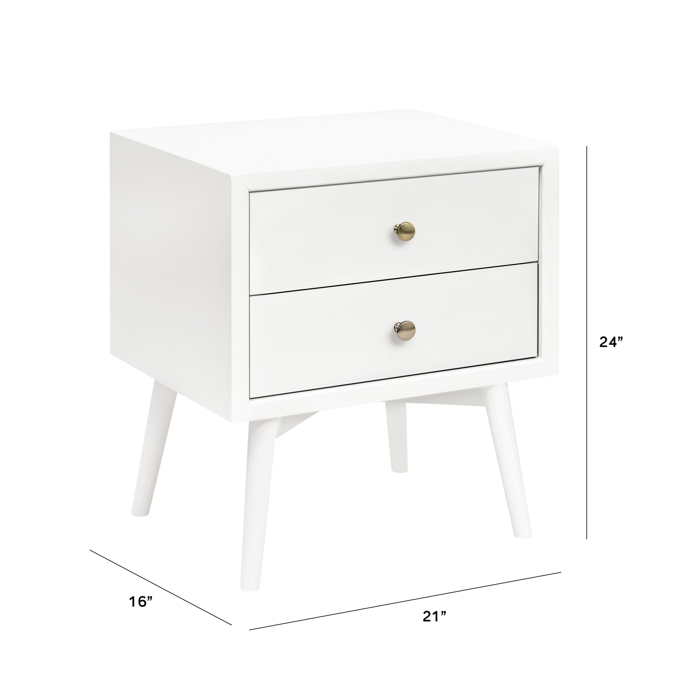 M15960RW,Palma Nightstand  Assembled in Warm White