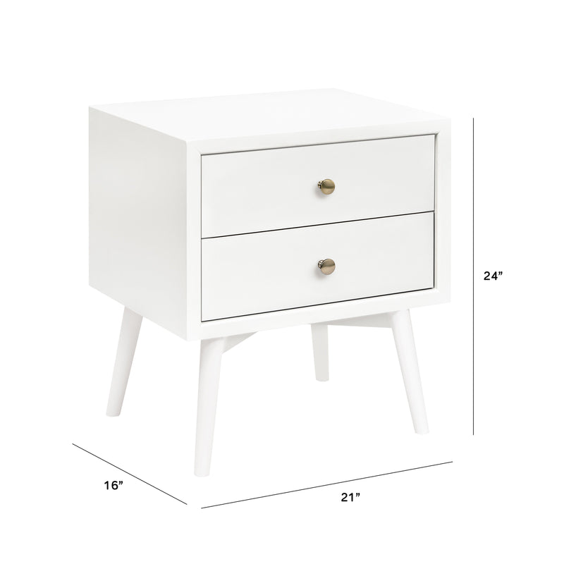 M15960RW,Palma Nightstand  Assembled in Warm White