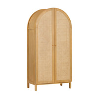 M25929HY,Bondi Cane Armoire  Assembled in Honey