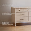 M31416WP,Alouette 7-Drawer Assembled Dresser in Washed Pine