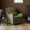 M27787OB,Devon Recliner and Swivel Glider in Olive Boucle