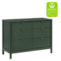 M25616FRGR,Bondi 6-Drawer Assembled Dresser in Forest Green