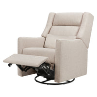 M11286PBEW,Kiwi Plus Power Glider Recliner w/ Power Headrest in Performance Beach Eco-Weave