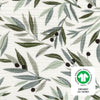 T28239,Olive Branches Muslin Quilt in GOTS Certified Organic Cotton