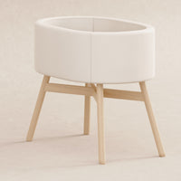 M26834GYLB,babyletto x GATHRE Capsule Bassinet in Ivory