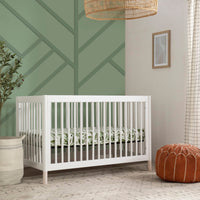 M12901WNX,Gelato 4-in-1 Convertible Crib w/Toddler Conversion Kit in White  NX Feet