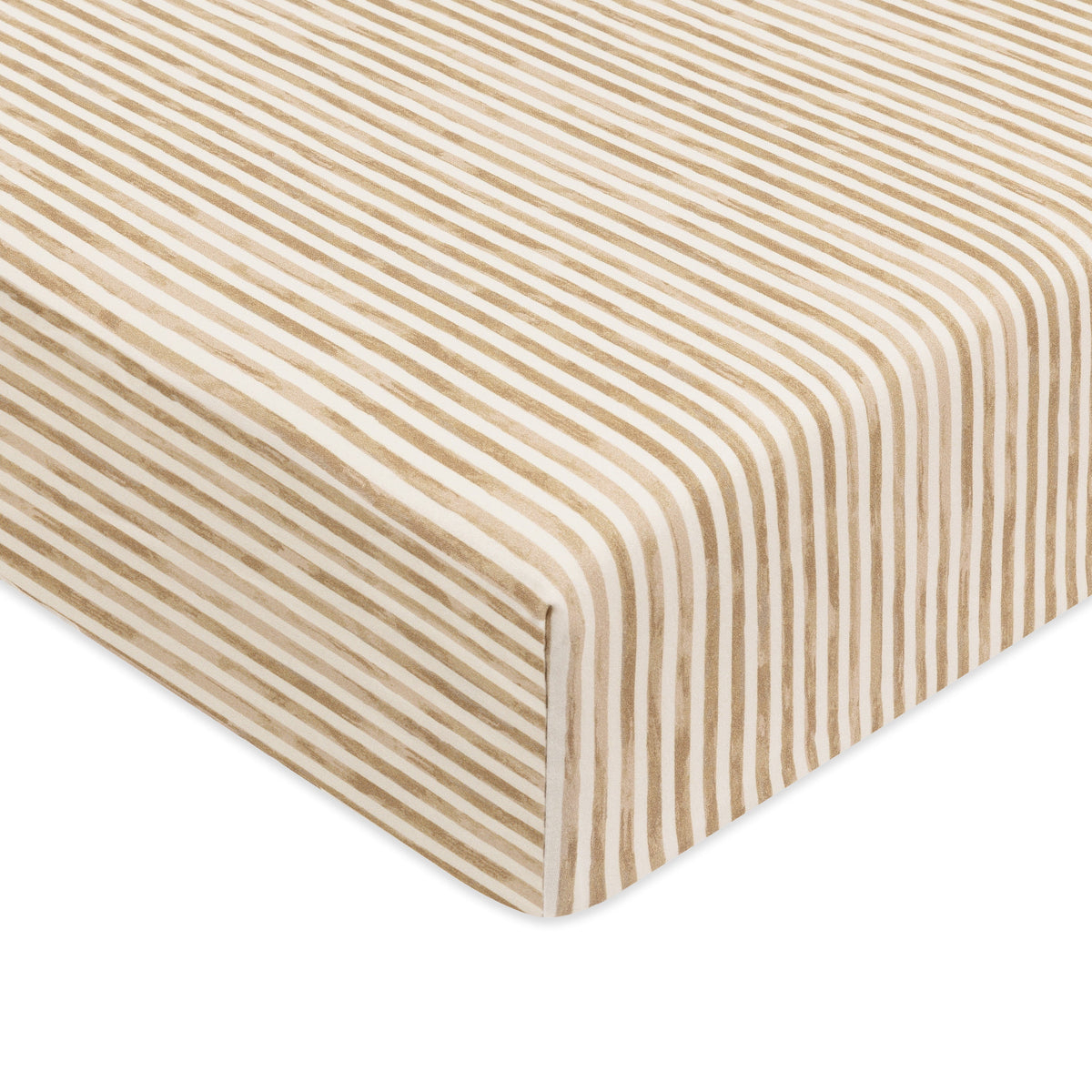 T34335AS,Nate Berkus x Babyletto Crib Sheet in Autumn Stripe