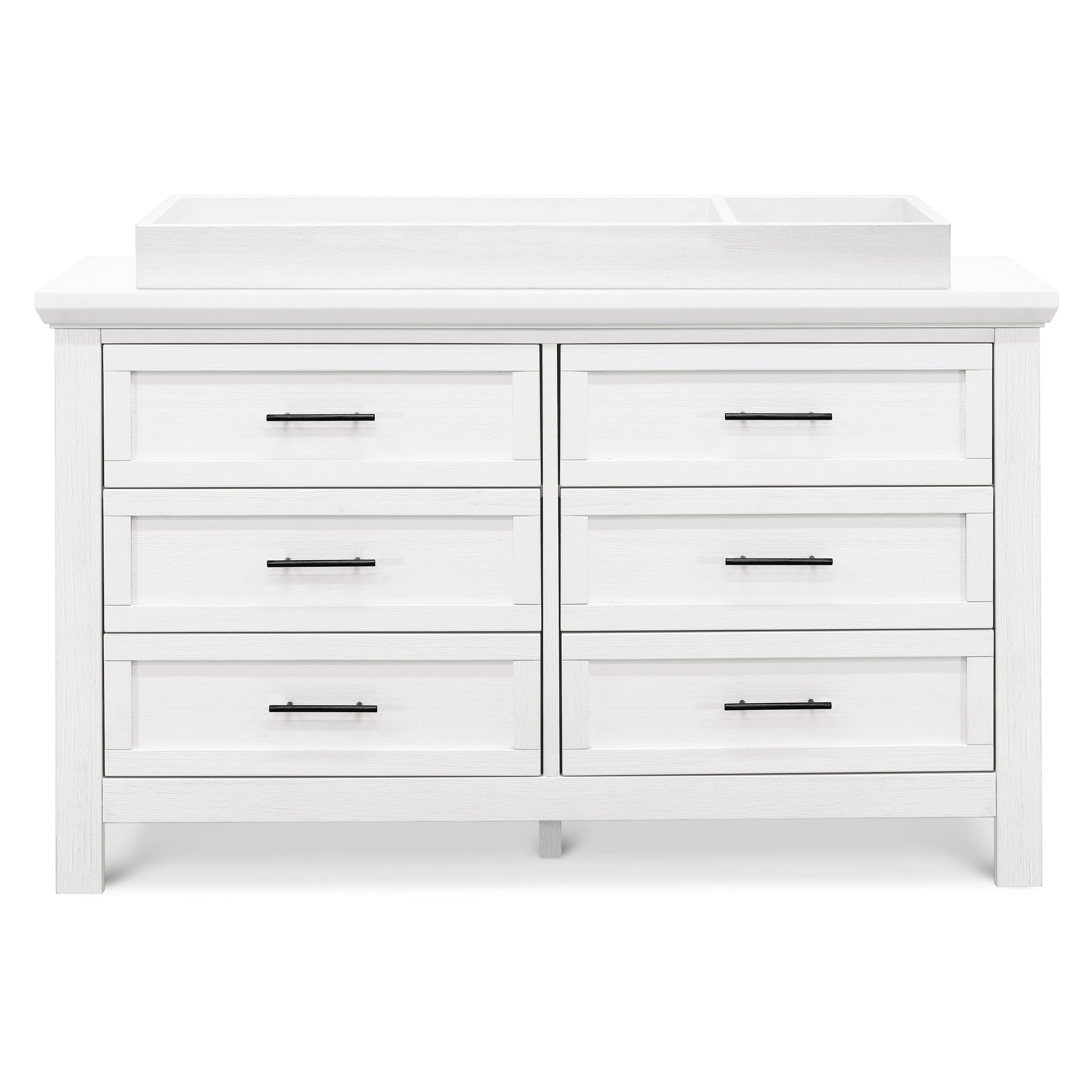 B14516LW,Emory Farmhouse 6-Drawer Dresser in Linen White