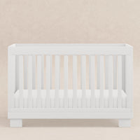 M6701W,Modo 3-in-1 Convertible Crib w/Toddler Bed Conversion Kit in White Finish