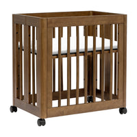 M23401NL,Yuzu 8-in-1 Convertible Crib w/All-Stages Conversion Kits in Natural Walnut