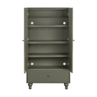 M33329AE,Nate Berkus x Babyletto Astre Assembled Armoire in Archival Elm