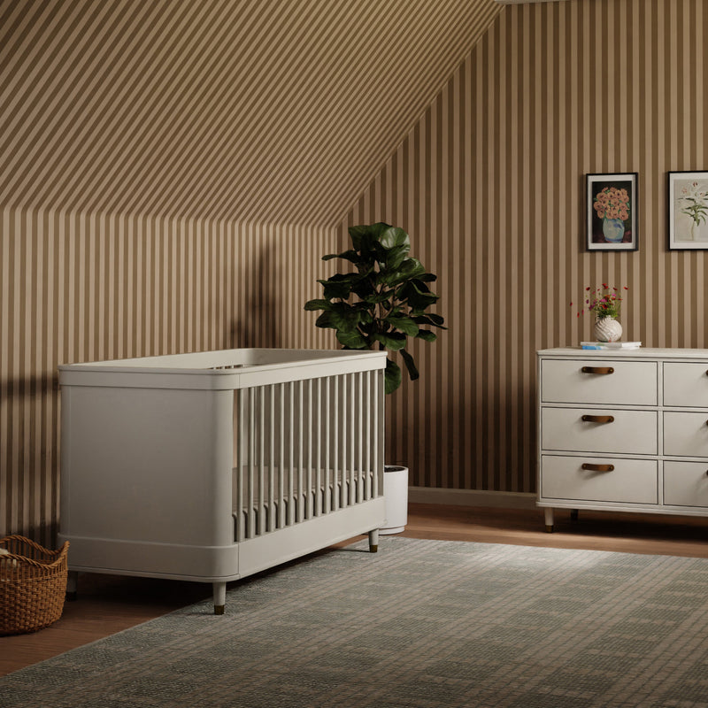 B14301RW,Tanner 3-in-1 Convertible Crib in Warm White