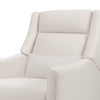 M11286PCMEW,Kiwi Plus Power Glider Recliner w/ Power Headrest in Performance Cream Eco-Weave