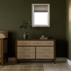 M24816NLPSEW,Eloise 7-Drawer Assembled Dresser in Natural Walnut & Performance Sand Eco-Weave