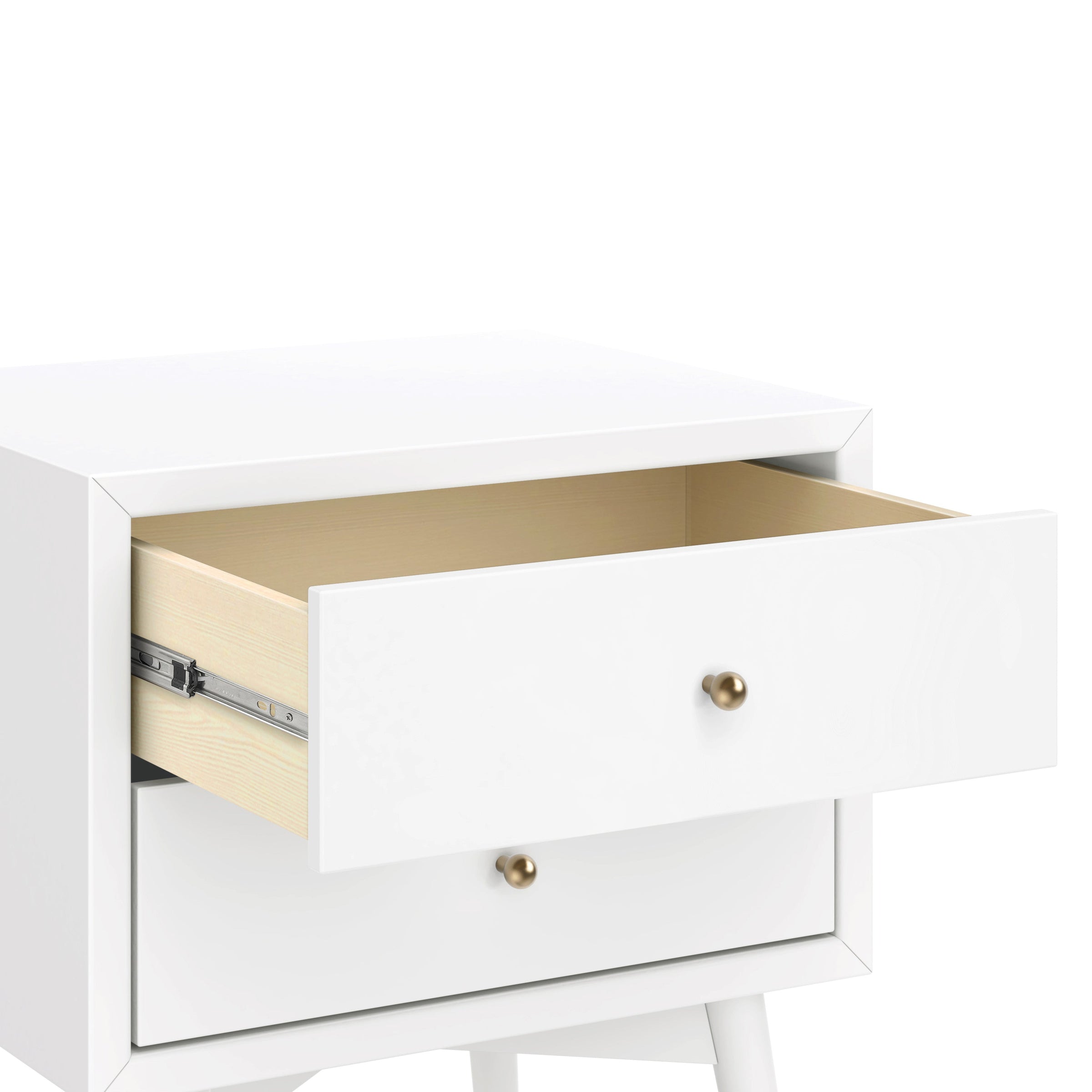 M15960W,Palma Nightstand  Assembled in White