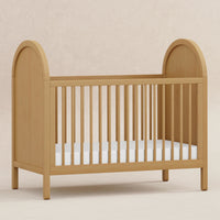 M25601HY,Bondi 3-in-1 Convertible Crib w/ Toddler Bed Kit in Honey