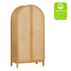 M25929HY,Bondi Cane Armoire  Assembled in Honey