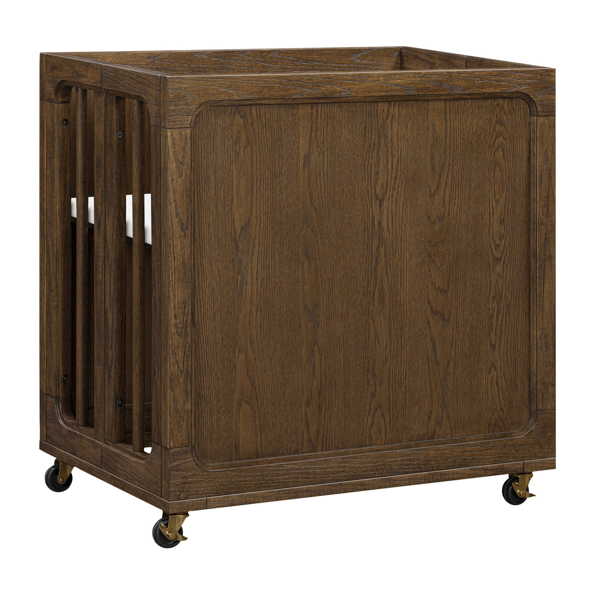 M33380TE,Nate Berkus x Babyletto Astre All-Stages Crib w/Bassinet & Toddler Bed Kits in Toffee
