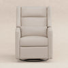 M11286PBEW,Kiwi Plus Power Glider Recliner w/ Power Headrest in Performance Beach Eco-Weave