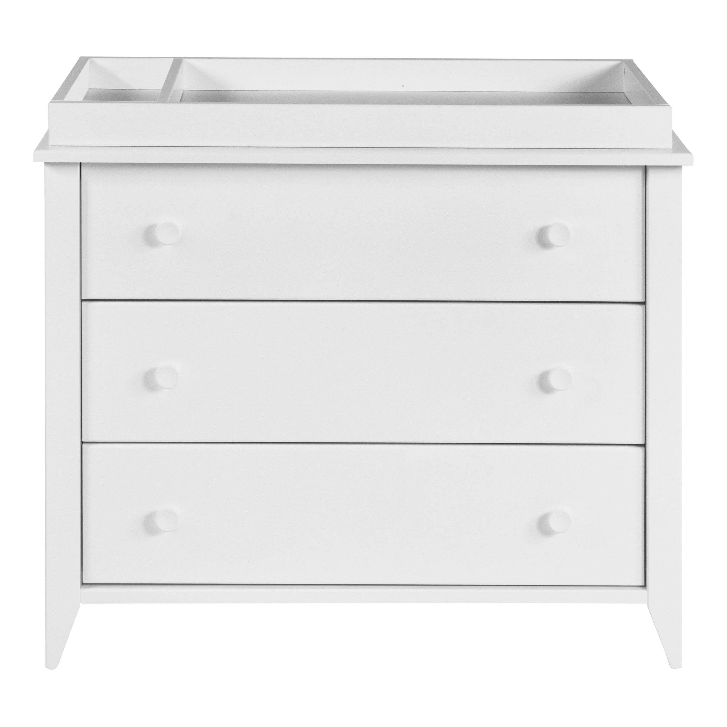 M10323W,Sprout 3-Drawer Changer Dresser in White Finish
